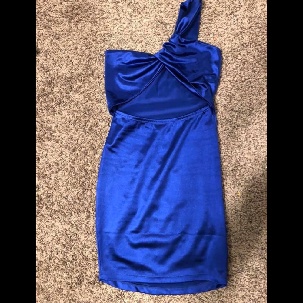 Royal blue dress